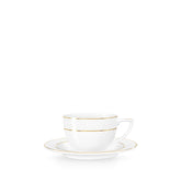 Wilmax Cappuccinotassen mit Untertassen, 6er Set, 170 ml – WL‑880102402/AB6